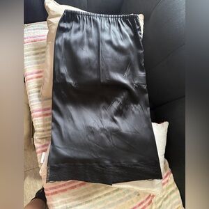 Balenciaga Black Midi  Skirt